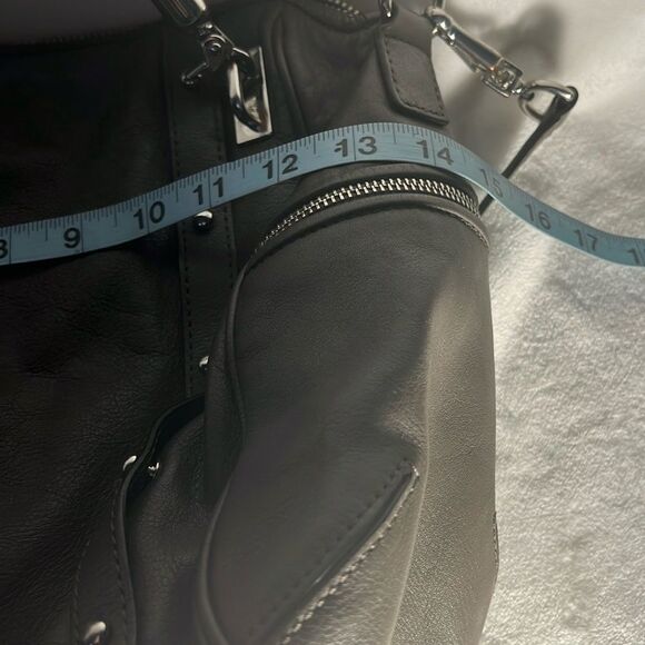 Rebecca Minkoff Gray Leather Satchel - Picture 13 of 16